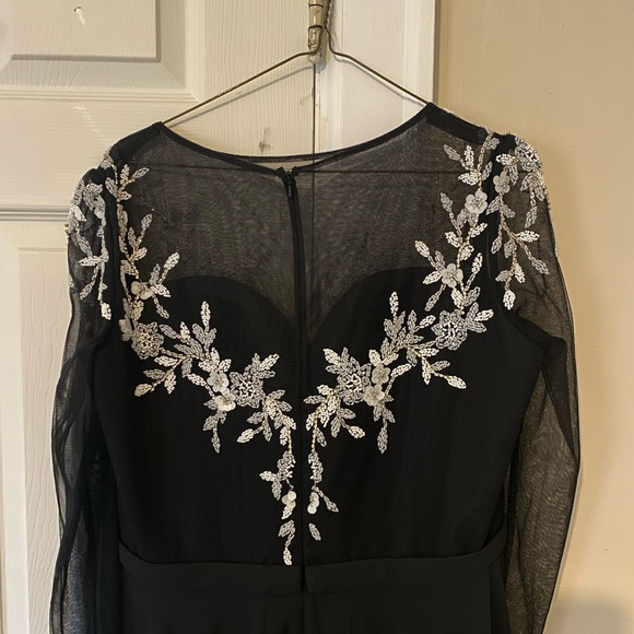 BASIX Full-Length Black Dress - Picture 5 of 8